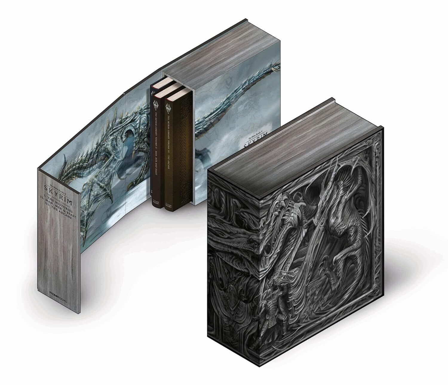 The Elder Scrolls V Skyrim Library Deluxe 3 Volume Set With Slipcase