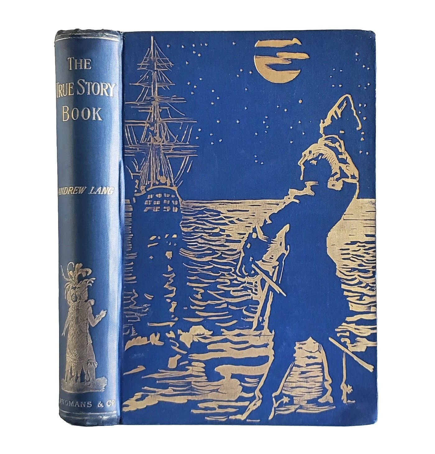 1893 The True Story Book By Andrew Lang 1st Edition Illus. Victorian Children’s