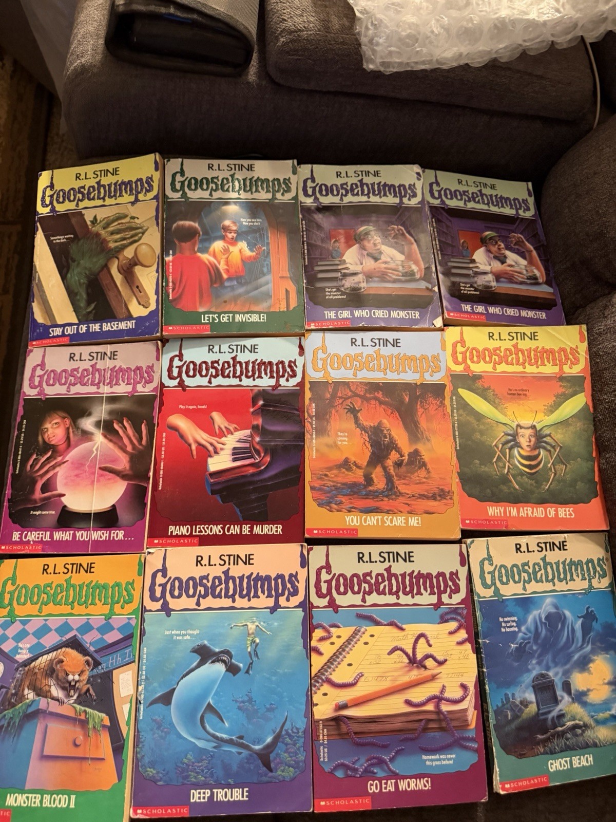 Mixed Lot of 33 Goosebumps 90s Books R.L Stine