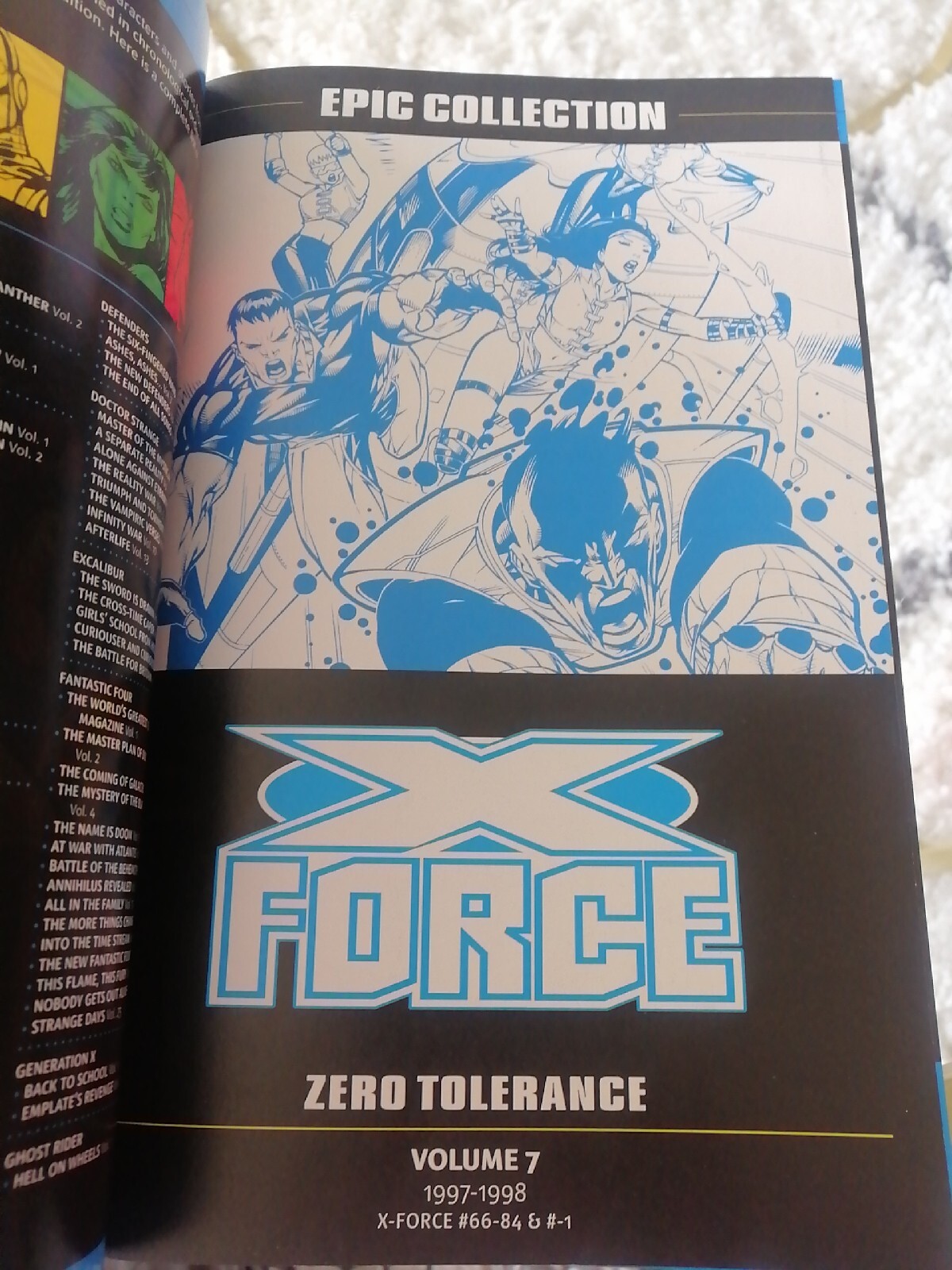 X-FORCE EPIC COLLECTION: ZERO TOLERANCE TPB 1302927116 496 Pages Jim Cheung NEW