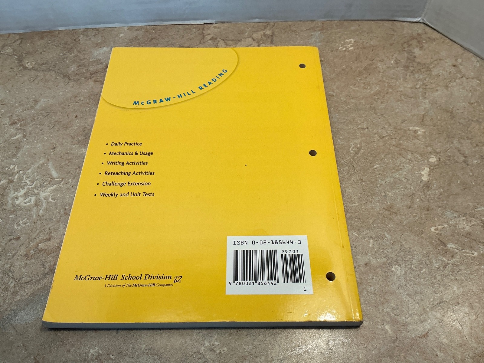 Grammar Practice Book McGraw-Hill Reading Workbook