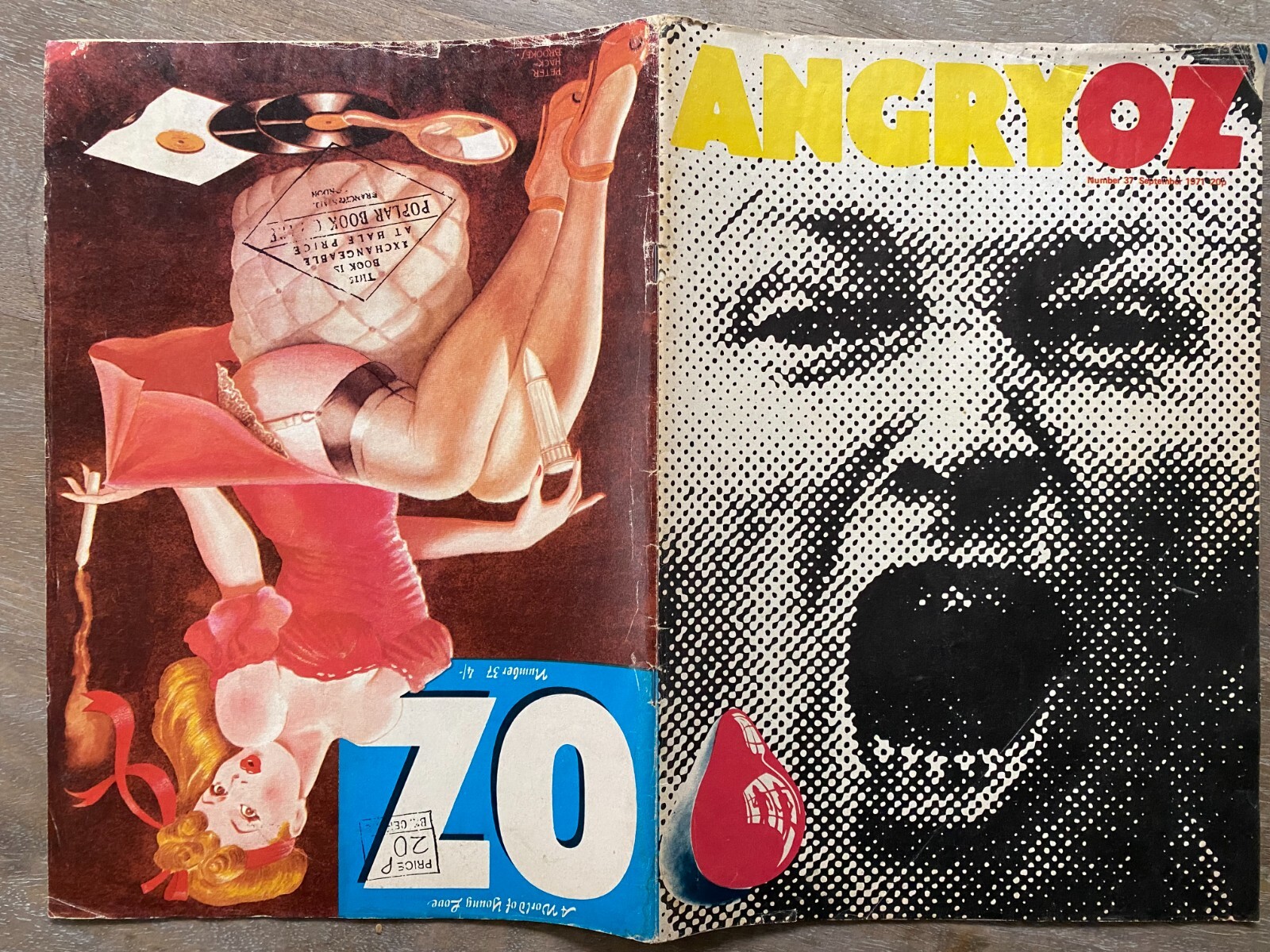 OZ Magazine #37 (Sept 1971) Angry OZ IT Hippies Freaks Counter-culture