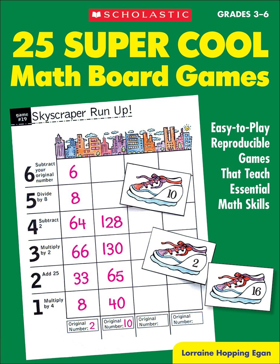 25 Math Board Games: Easy-to-Play Reproducible Games that Teach Essential Ma…