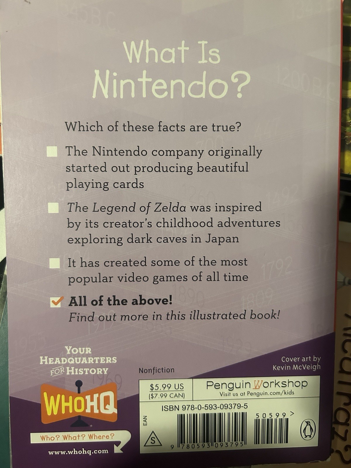 Penguin Workshop What Is Nintendo? Paperback Gina Shaw Ages 9-12 Video Games Wh…