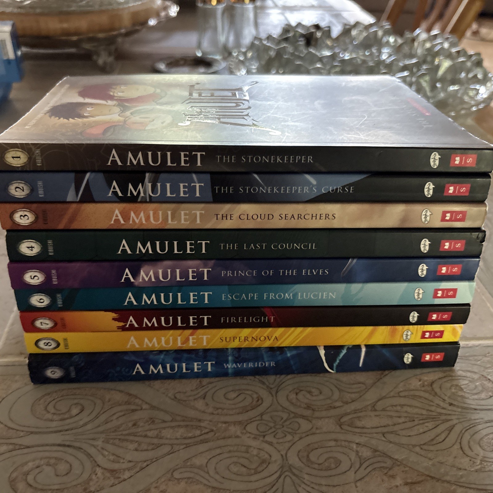Amulet 1–9 Book Set: The Complete Graphic Novel Series (Amulet Series 1-9 …