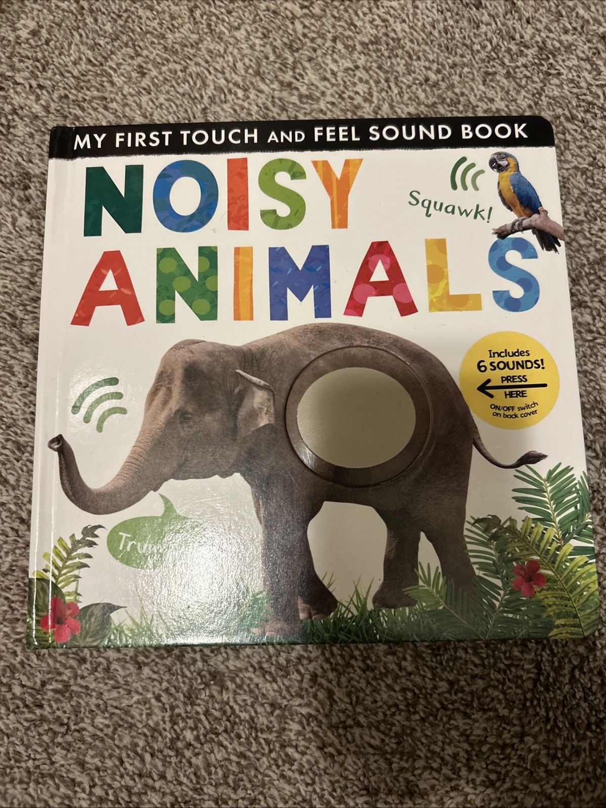 Noisy Animals : Six Sounds! by Libby Walden (2020, Children’s Board Books)