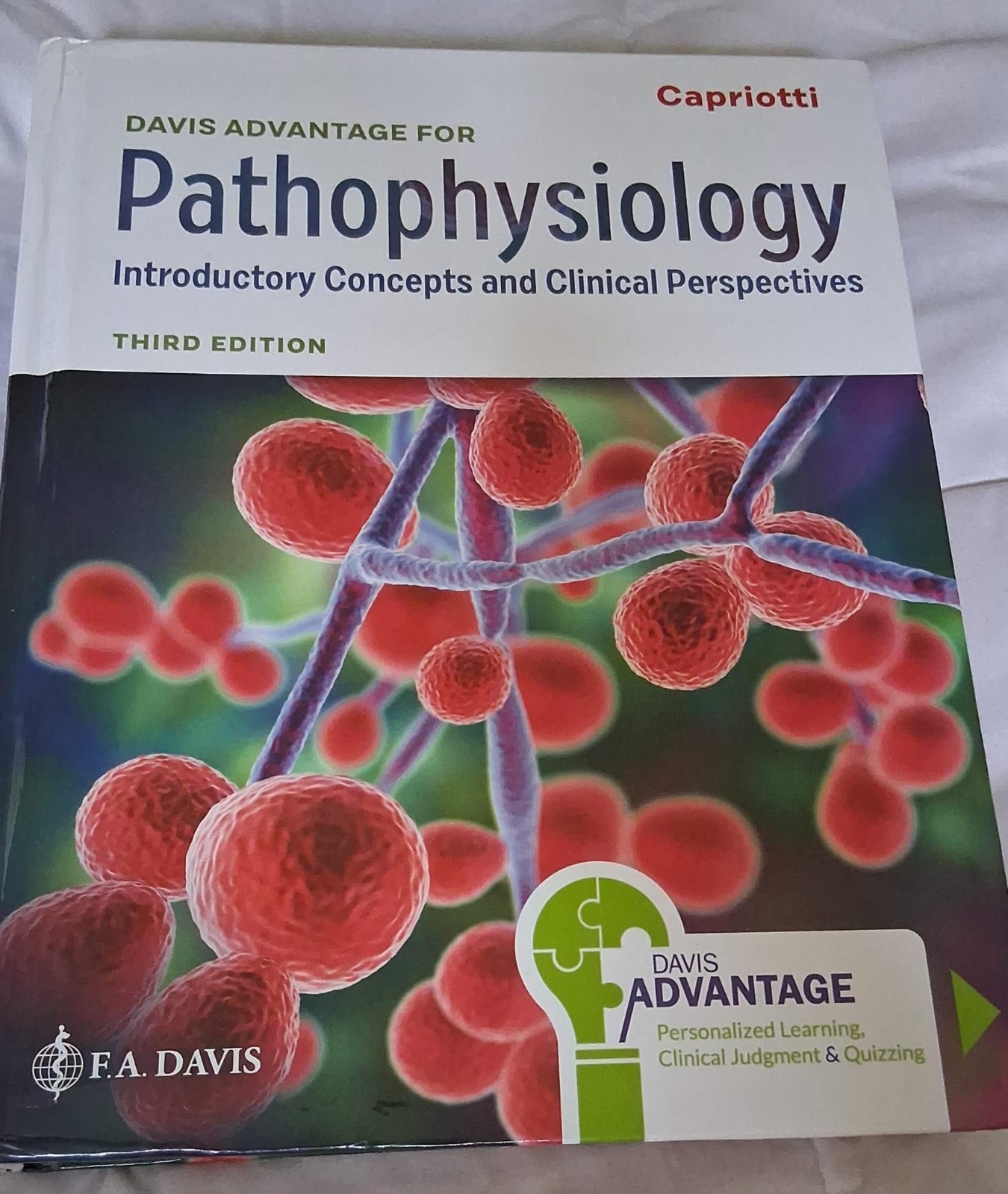 Davis Advantage for – Hardcover, by Capriotti Theresa – Very Good