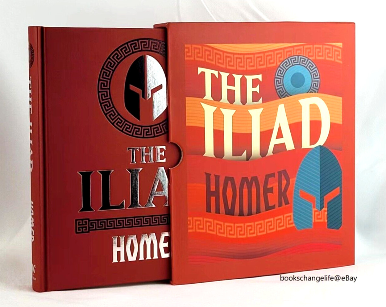 THE ILIAD by Homer Deluxe Hardcover Illustrated Slipcase Box Set NEW SEALED