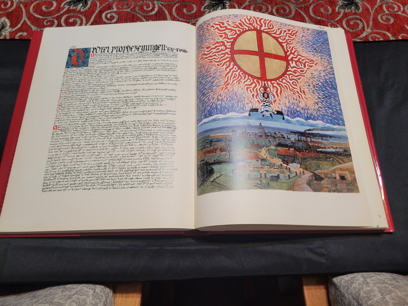 Carl Jung Red Book: LARGE Liber Novus First Edition Hardcover with Dust Jacket