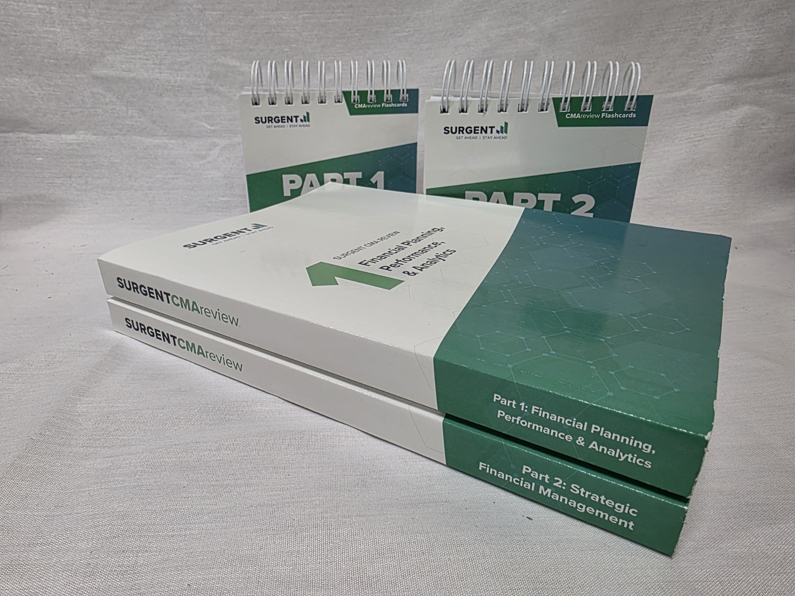 Surgent CMA Review 2023 Part 1 & 2 Flash Cards Complete Study Set VG