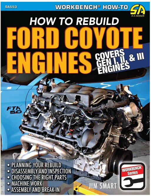 SA553 Ford Coyote Engines How to Rebuild Gen I, Gen II & Gen III Assembly Parts
