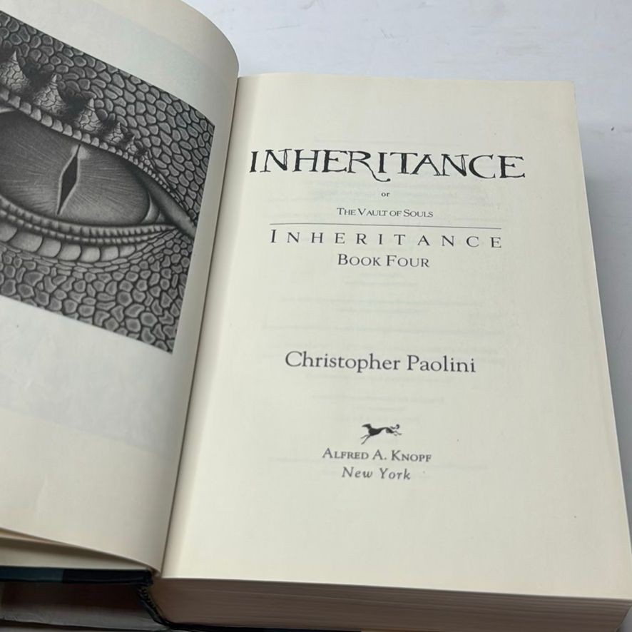 Alfred A. Knopf Inheritance Christopher Paolini Hardcover – Good