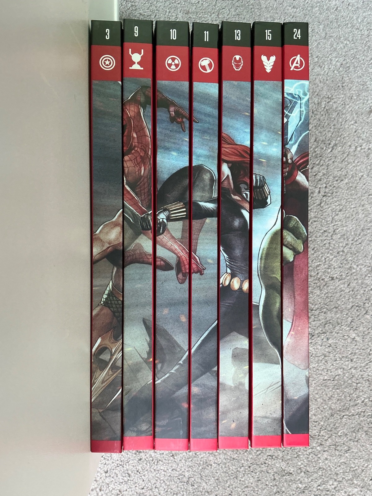 Marvels Mightiest Heroes Collection (Hardback) x7 – The Avengers (Like New)