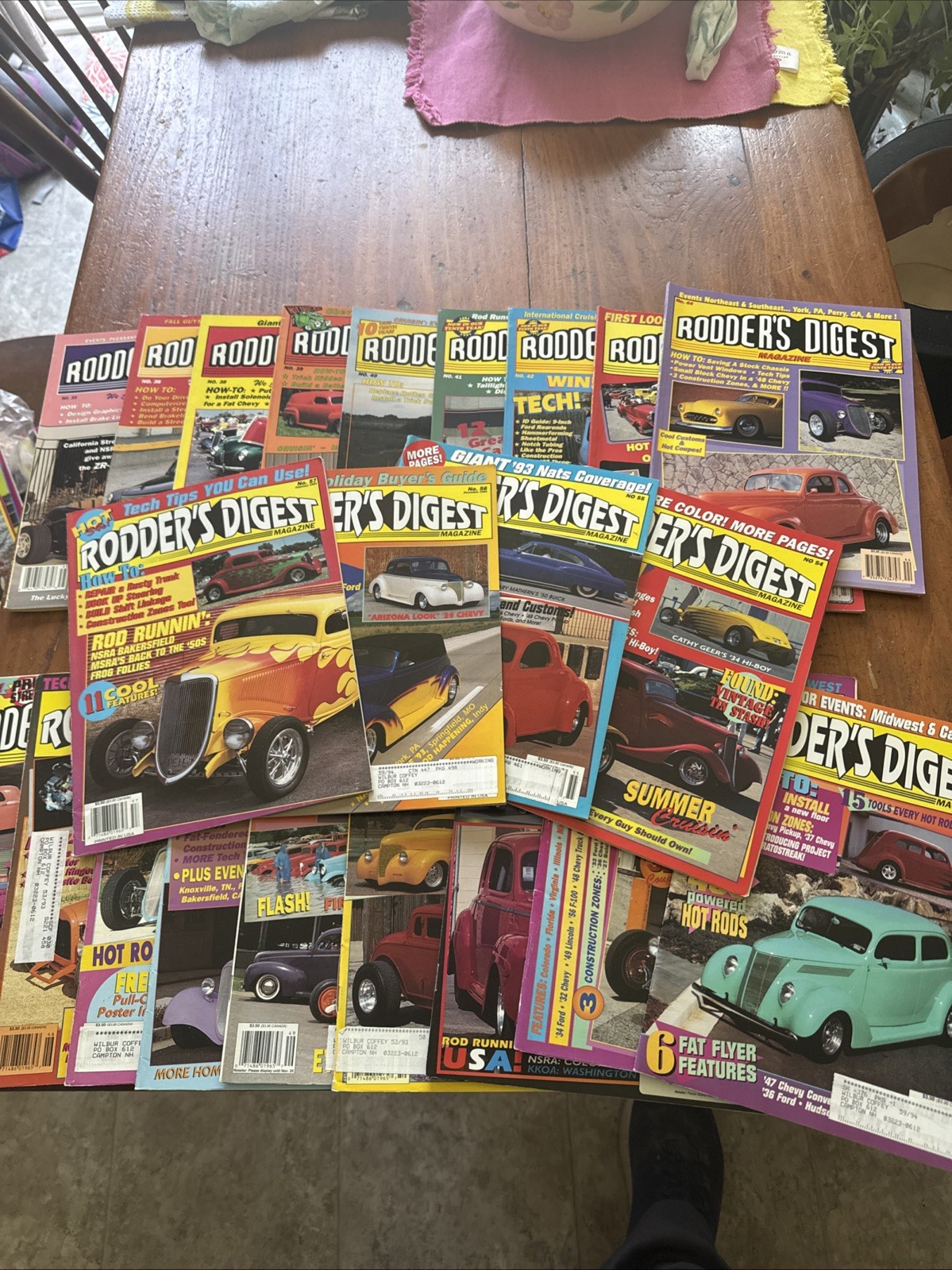 1990 Rodder’s Digest Complete Run Issues 35-57 Rare First Issue Sharp Hot Rods