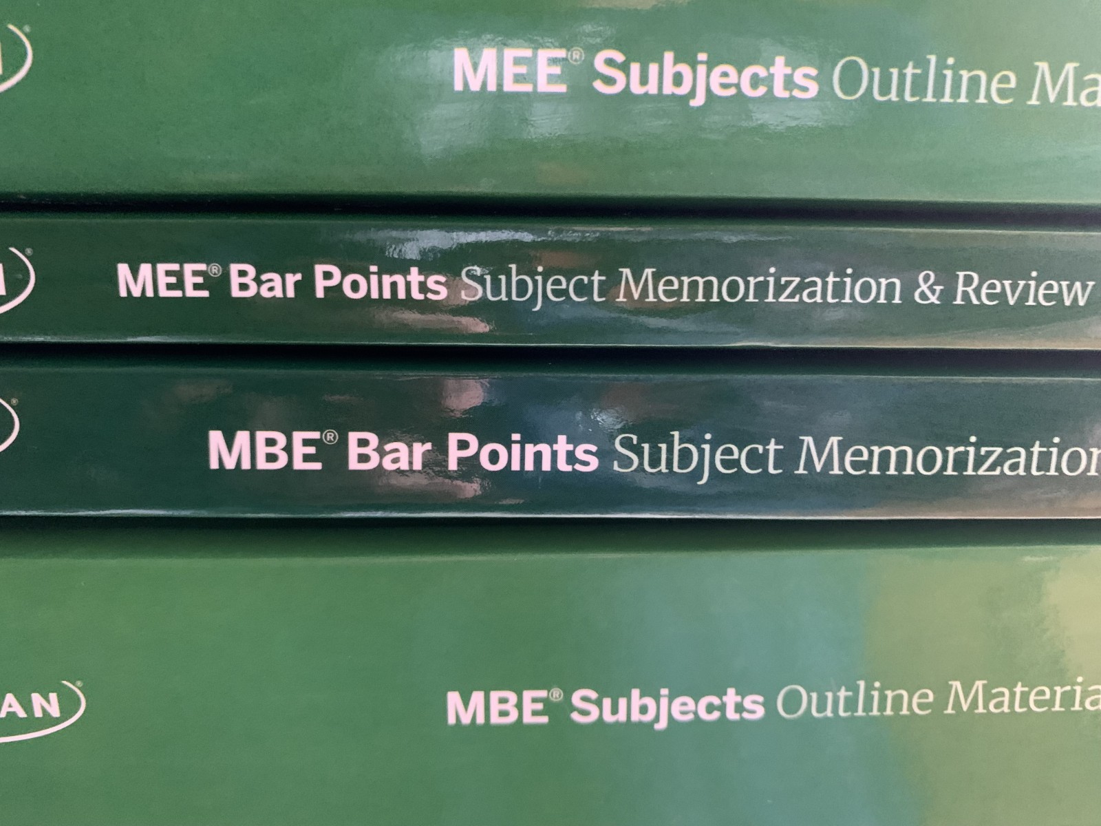 2025 2026 Kaplan Bar Exam Review UBE 4 Books SET MEE MBE Subjects Points+ Barbri