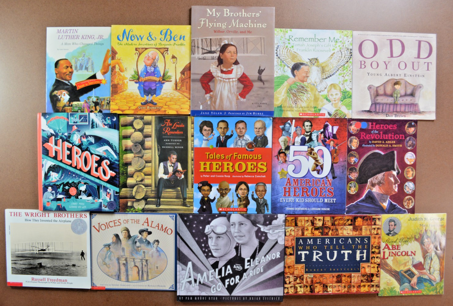 Lot of 15 Picture Books about American Historical Figures Franklin Abe HistoryA3