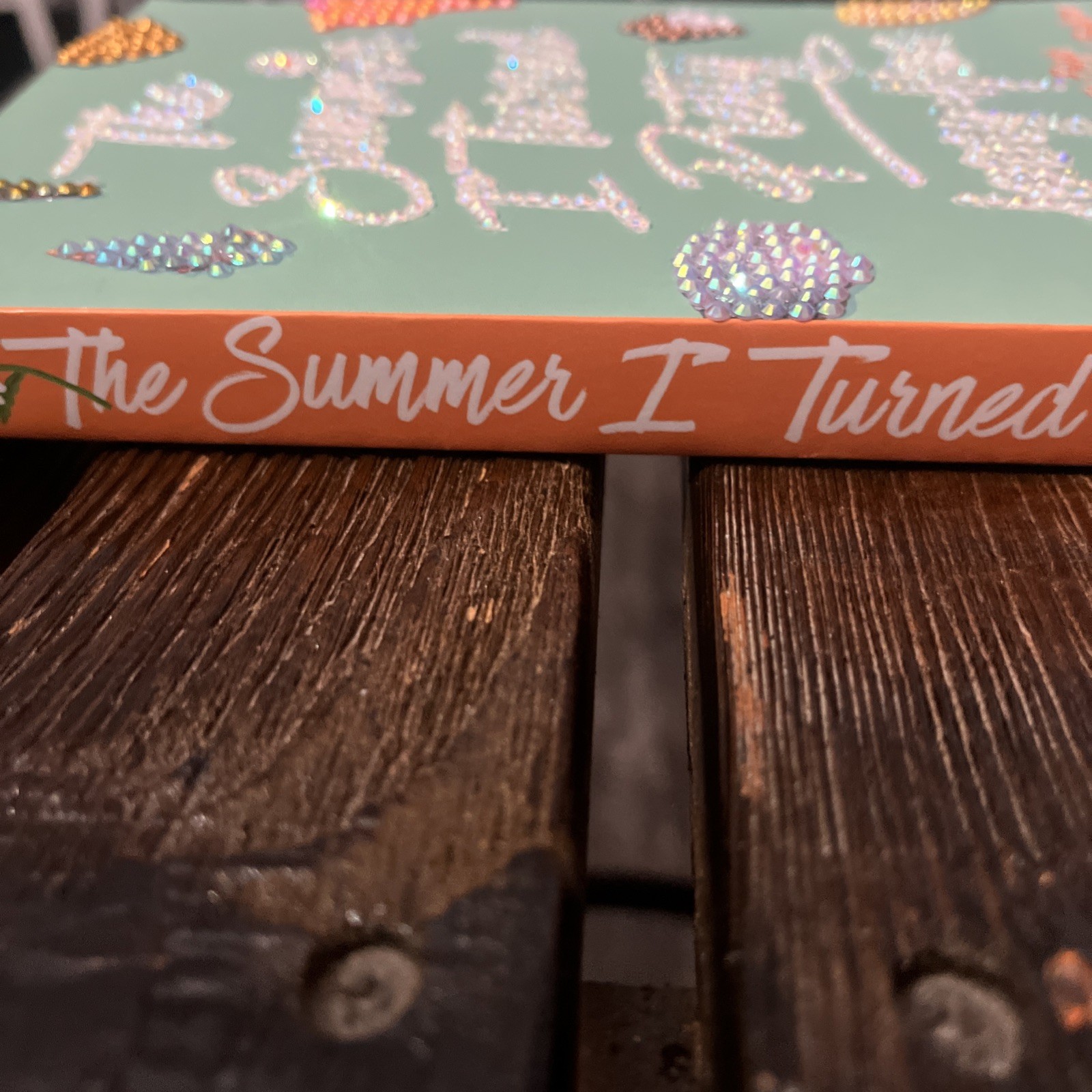 The Summer I Turned Pretty Bedazzled Rhinestone Paperback Book Custom BookTok