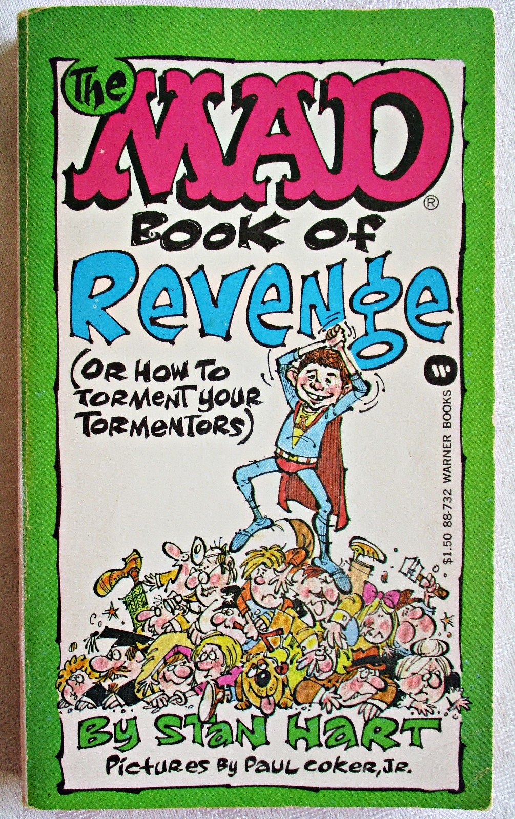 The Mad Book of Revenge by Stan Hart & Paul Coker Jr. 1976 PB Warner #88-732