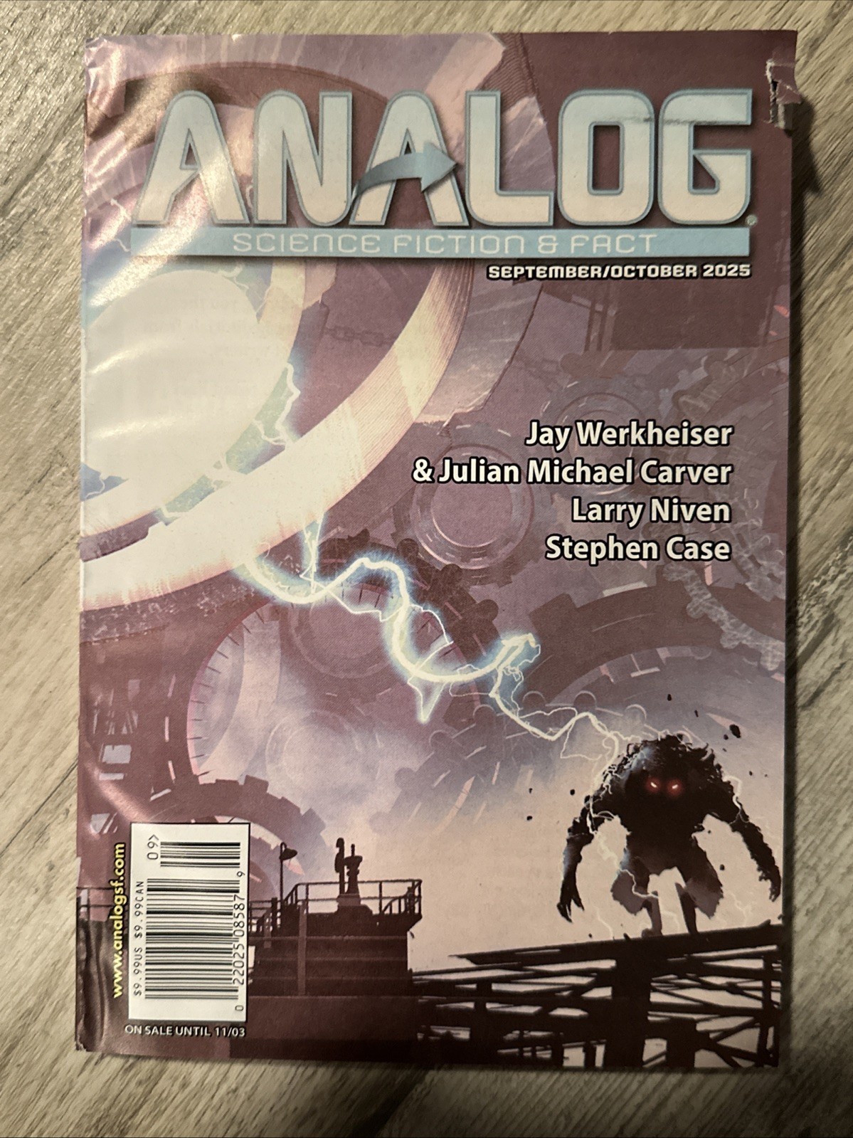Analog Science Fiction & Fact Magazine Sep Oct 2025
