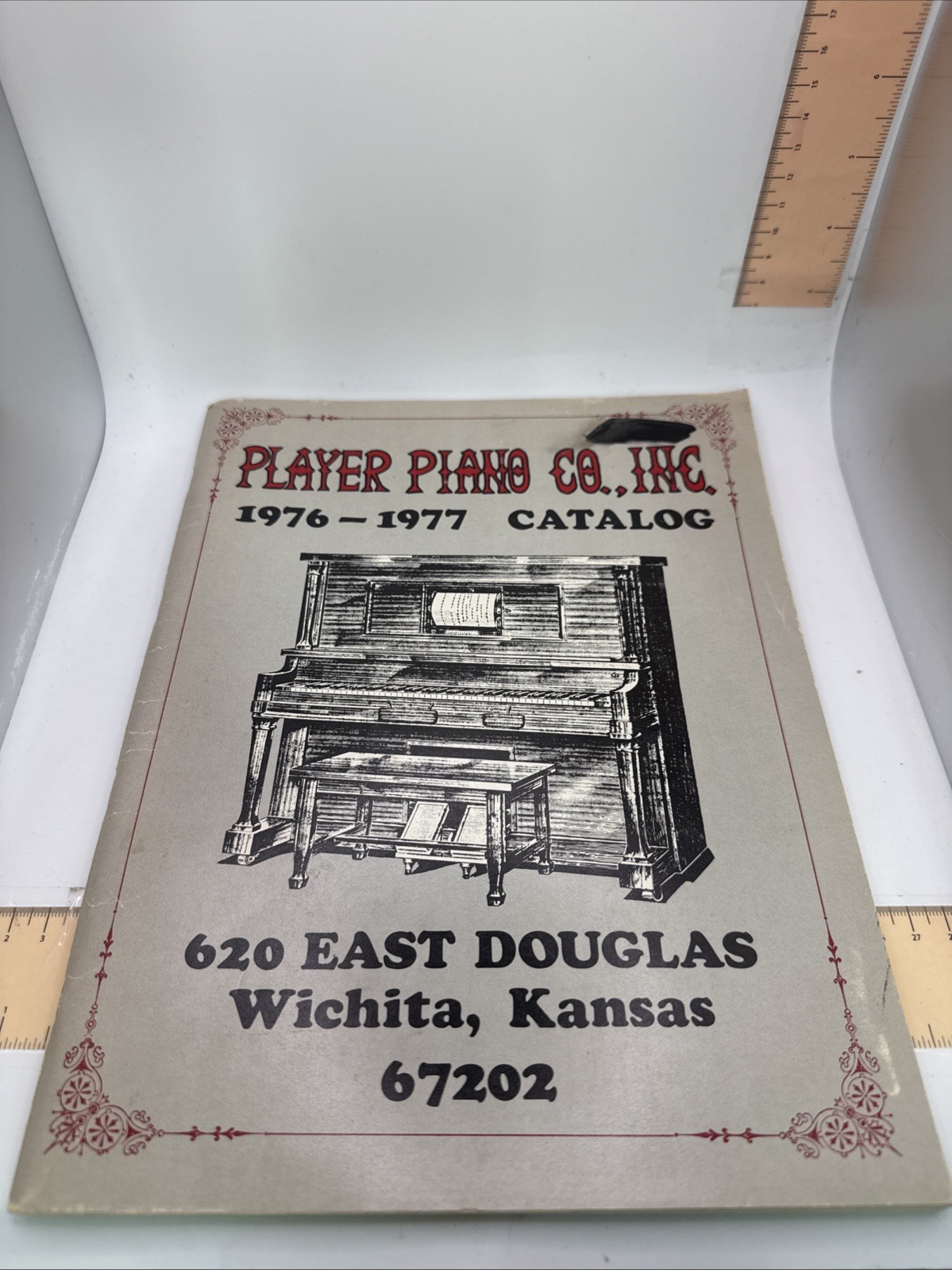 Player Piano Co Inc 1976-1977 Sales Catalog / Book Wichita Kansas
