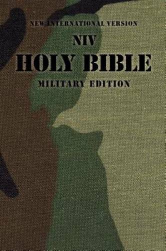 NIV, Holy Bible Military Edition, Paperback, Woodland Camo – Paperback – GOOD