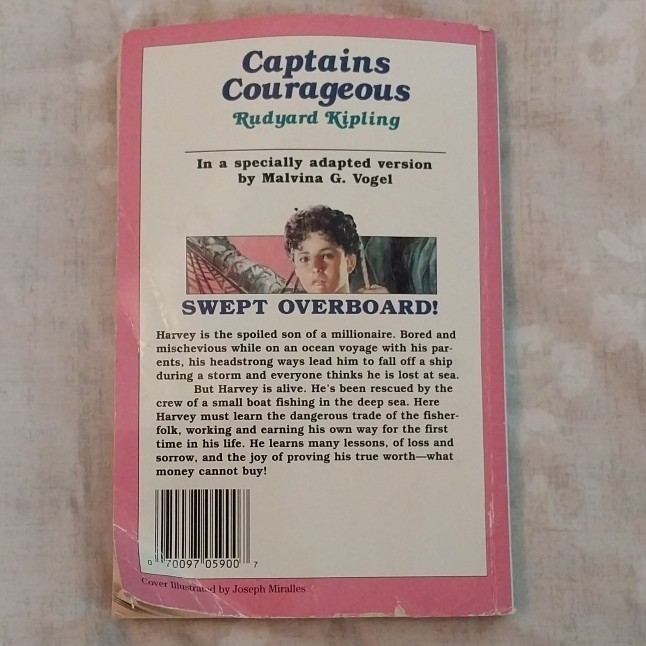 Illustrated Classic Editions Captains Courageous Rudyard Kipling PB 1995 Illus