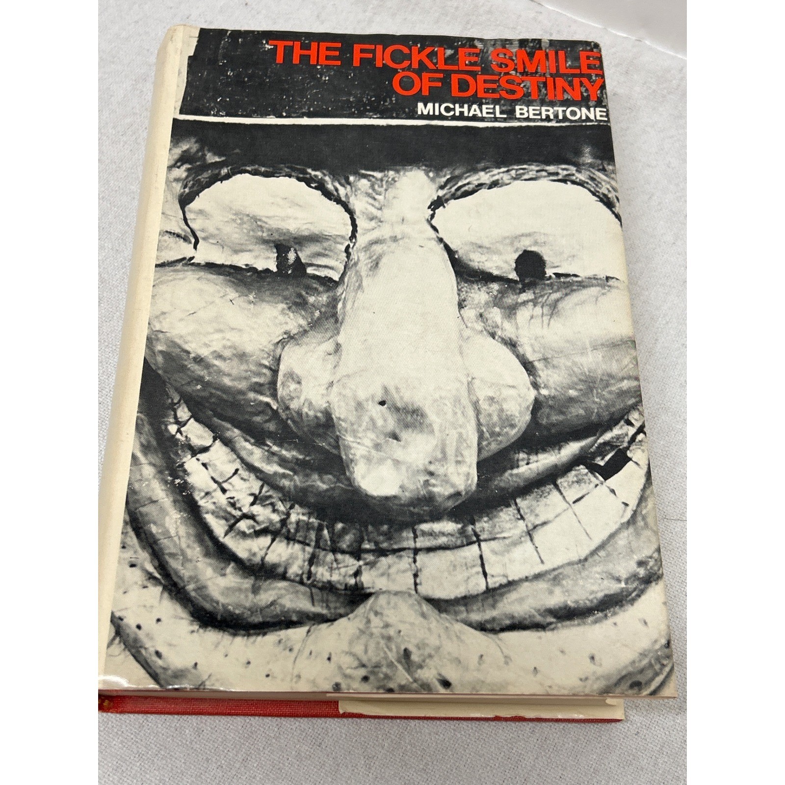 RARE The Fickle Smile of Destiny Signed First Edition HBDJ Michael Bertone 1973