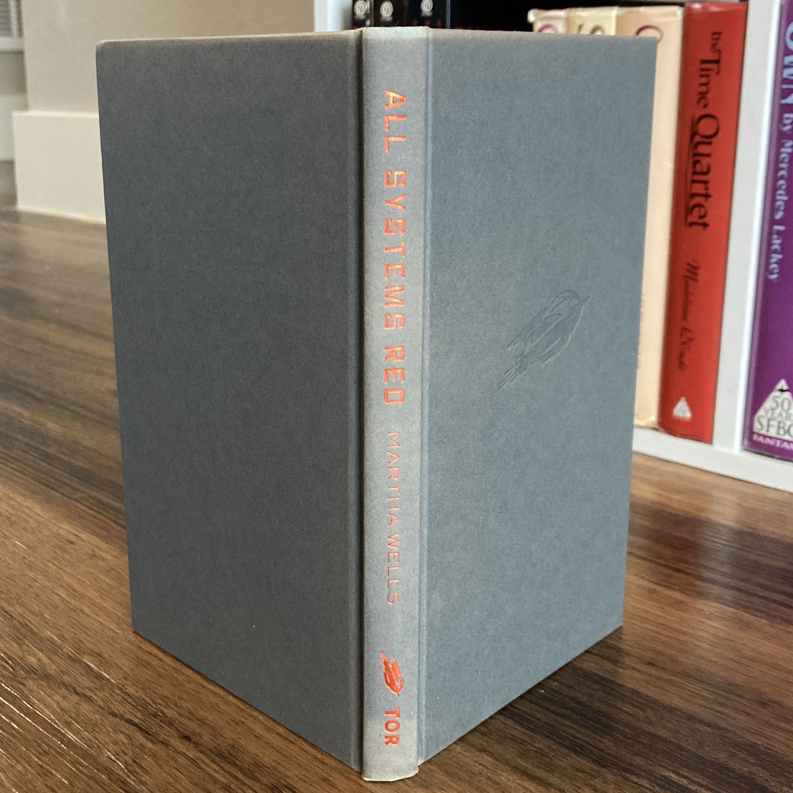 Murderbot: All Systems Red – Martha Wells (1st HC edition 3rd print) Tor, 2019