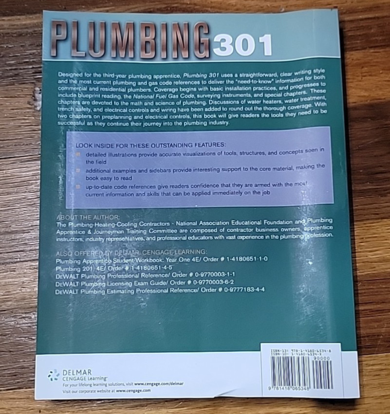 Plumbing 301 by PHCC Educational Foundation Staff (2007, Perfect)