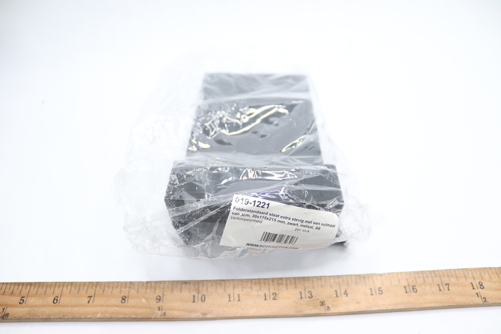 Folder Stands Metal Supports Black 3cm x 11.5cm x 21.5cm 019-1221