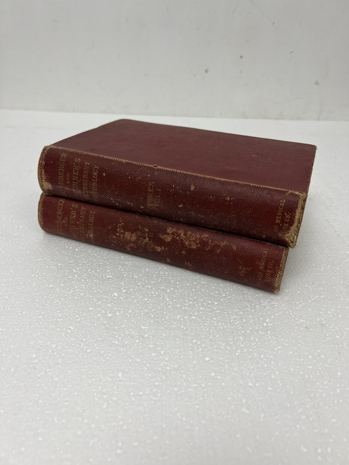 Friedberger & Frohner’s Veterinary Pathology 1909 2 Vol Set MH Hayes farm 6th Ed