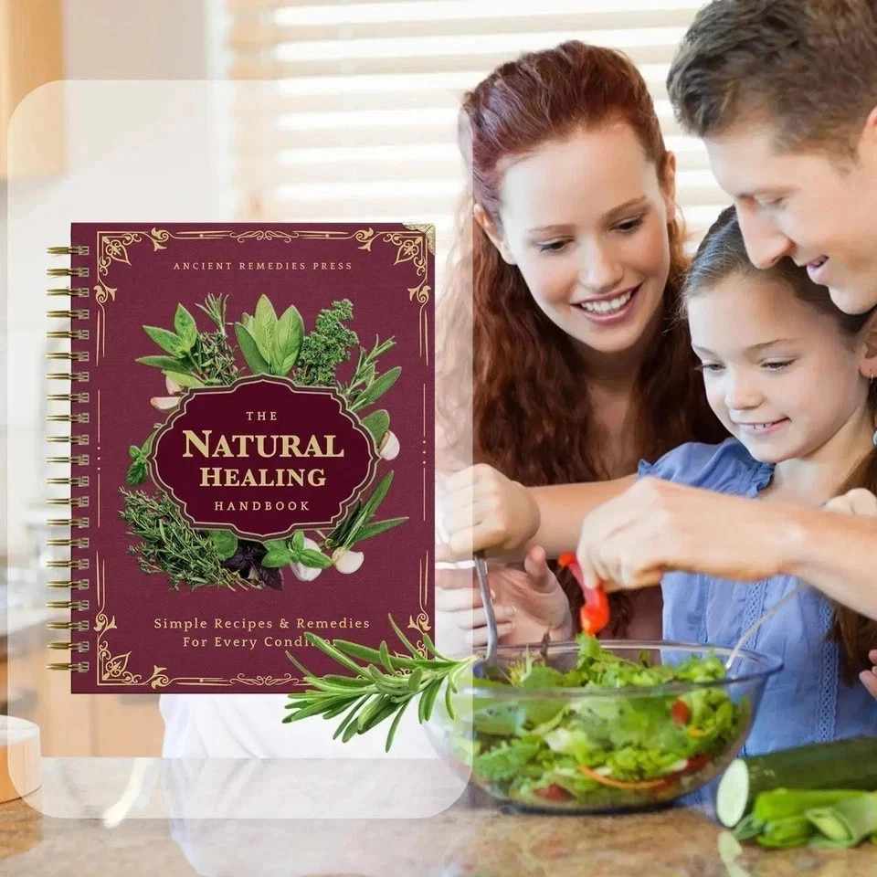 Natural Healing Handbook Spiral Bound Guide For Herbal Remedies And Natural New