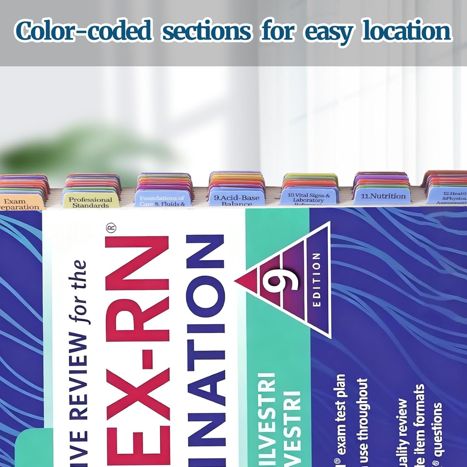 Premium Index Tabs for Saunders Comprehensive Review for the NCLEX-RN Examinatio
