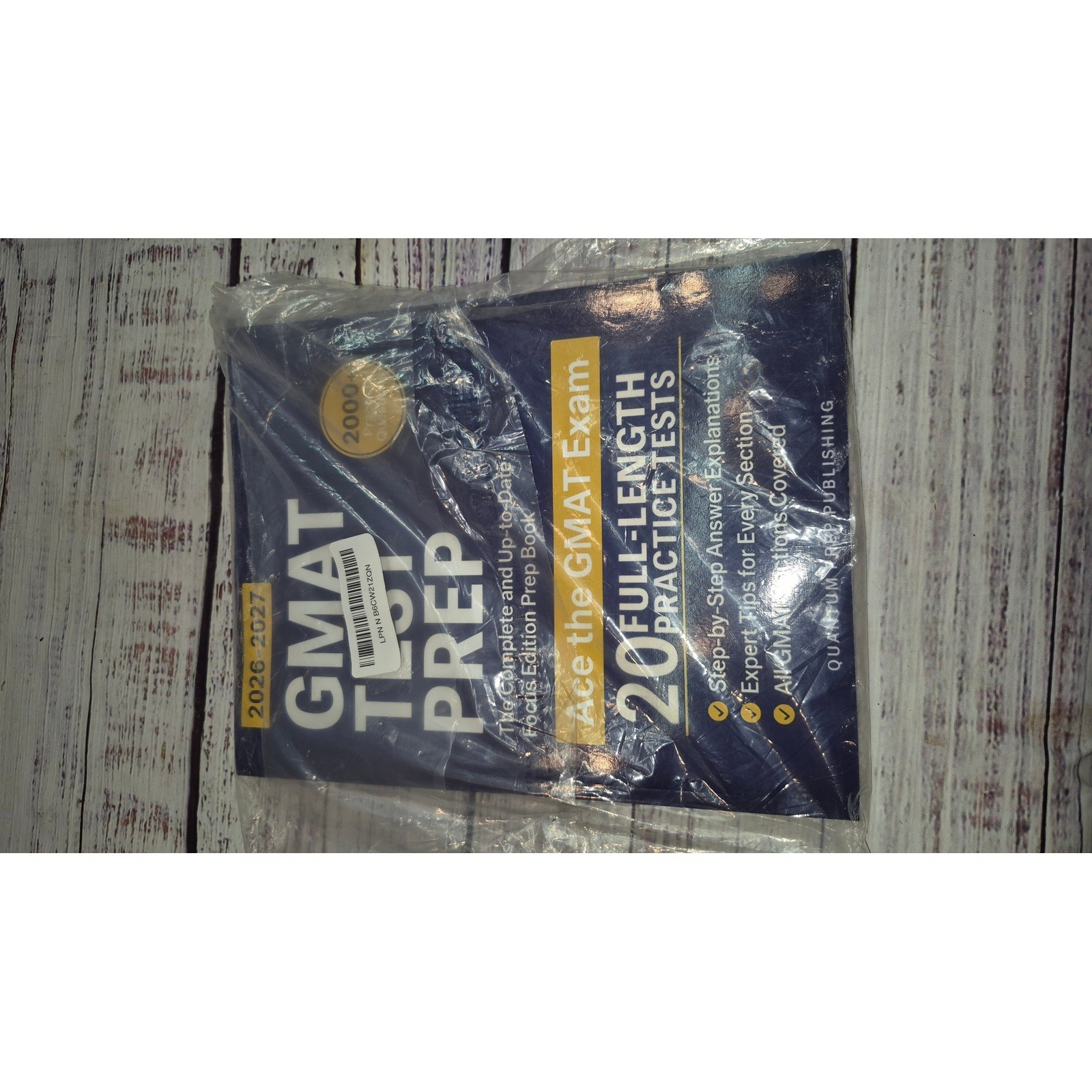GMAT Test Prep 2026-2027 Focus Edition 20 Full-Length Practice Tests New Sealed