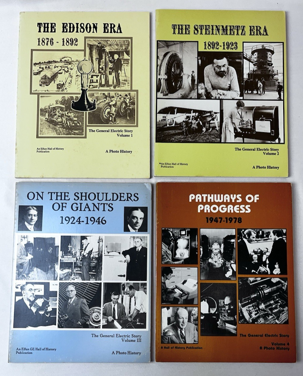 The General Electric Story – A Photo History – 4 Volumes