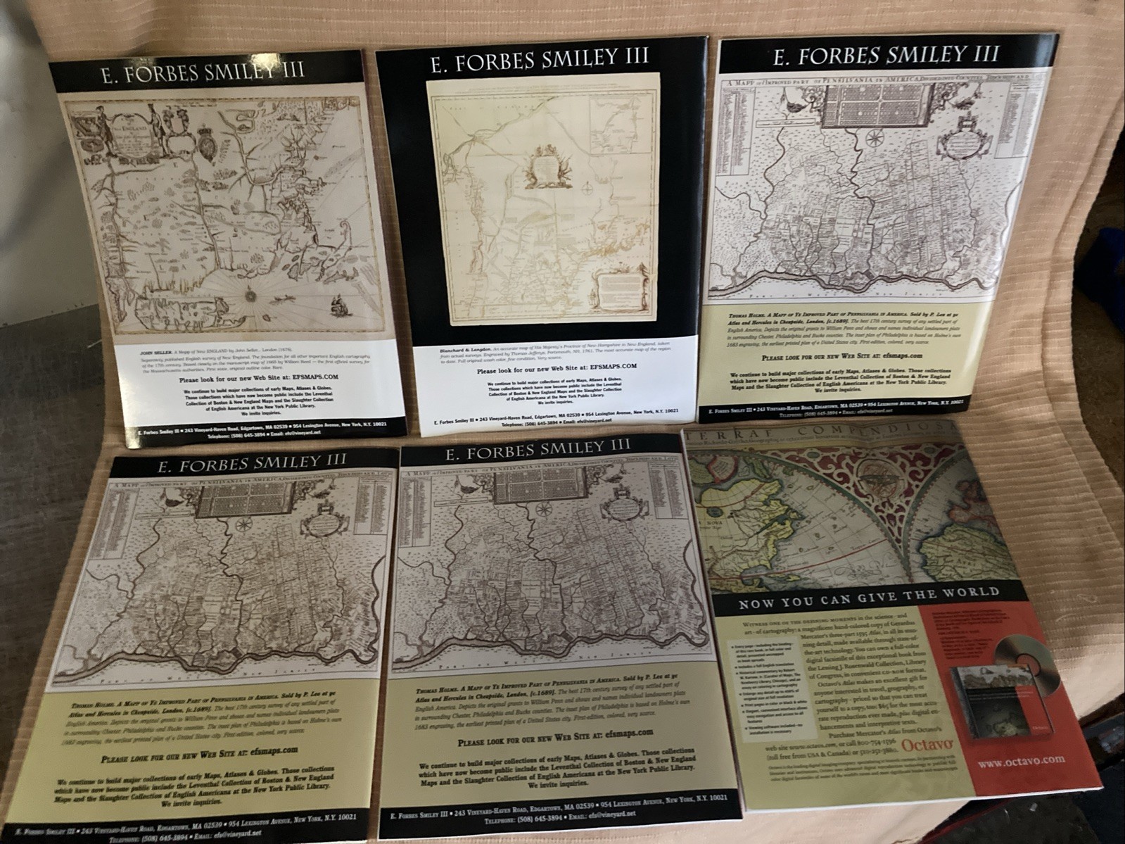 Mercator’s World Magazines 2002 Volume 7 Number 1-6 Maps, Atlases, Globes