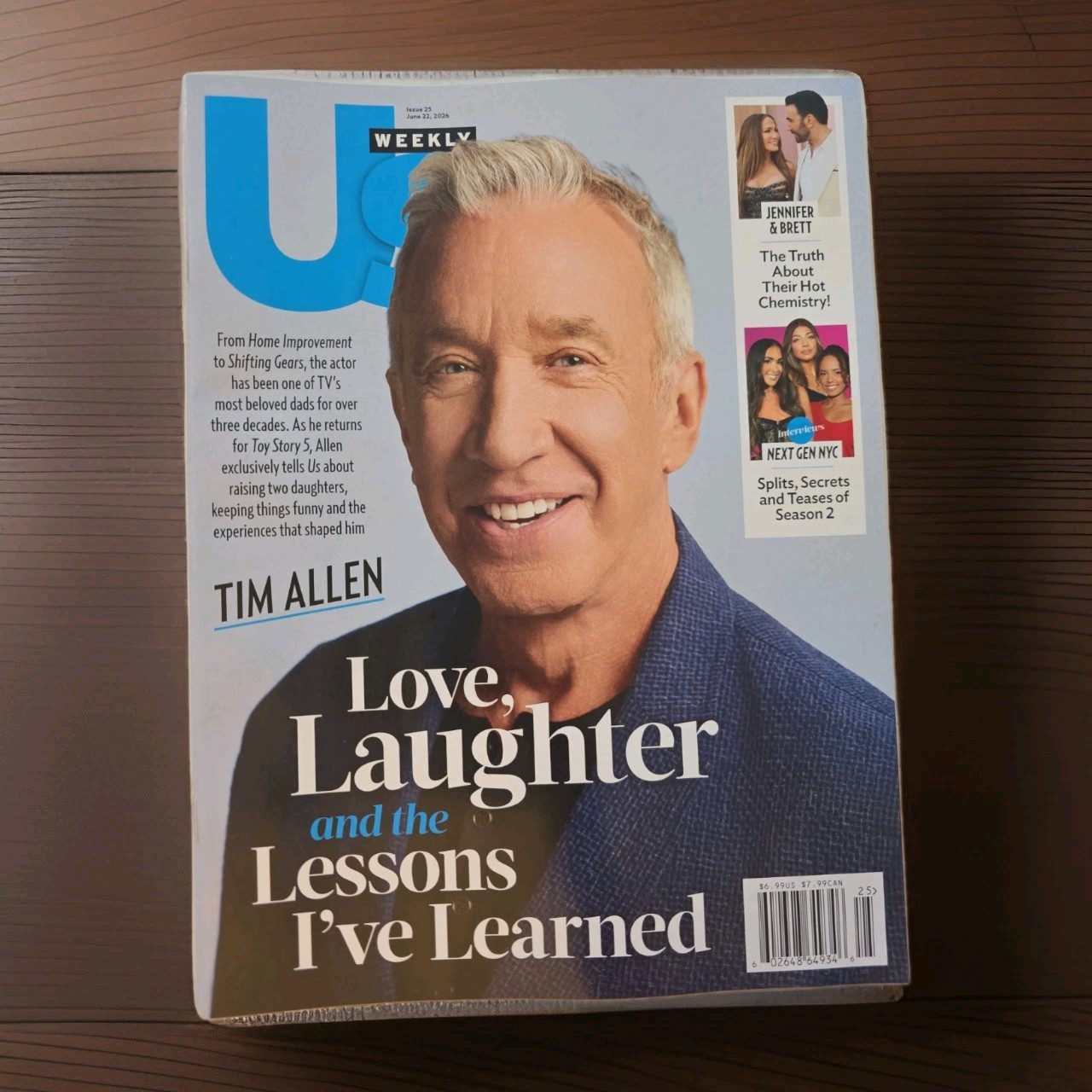 US Weekly Magazine Tim Allen Love,Laugh And Lessons I’ve Learned Issue 25