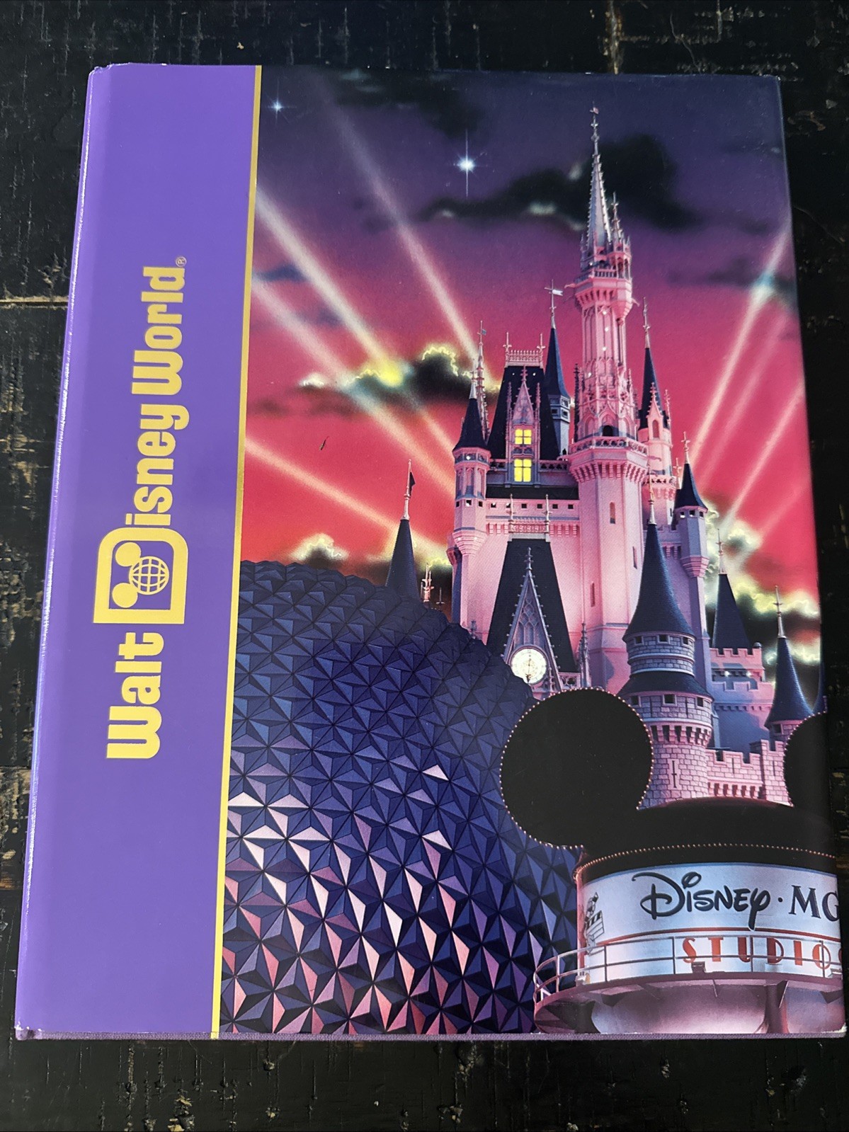 Walt Disney World Disney Kingdom Editions Purple Hardcover Book with Dust Jacket