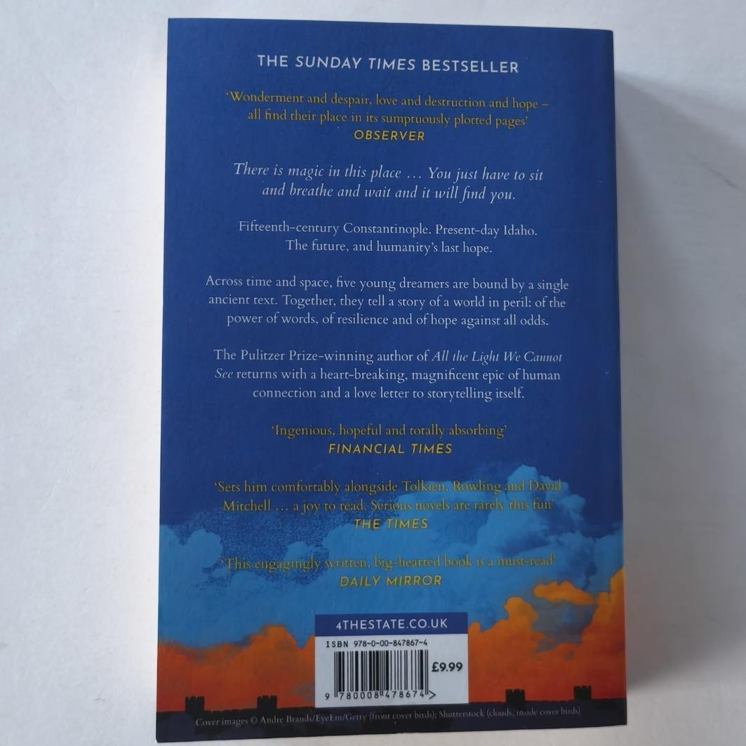 Anthony Doerr Cloud Cuckoo Land UK Paperback 2022, 580 pages, Excellent