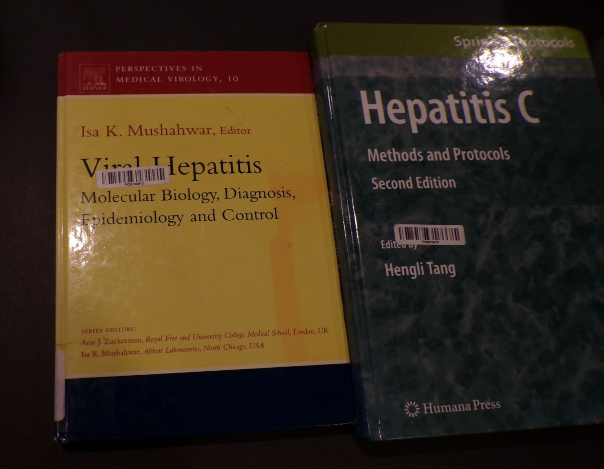 2 book lot Viral Hepatitis Mushawar and Hepatitis C methods and Protocol Tang