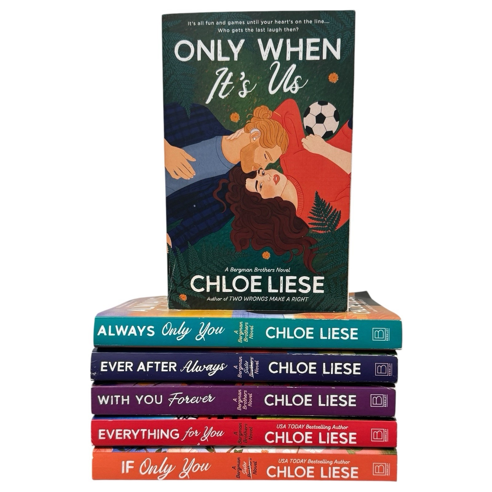 Bergman Brothers Books 1 – 6 Lot by Chloe Liese Berkley Romance Trade Paperbacks