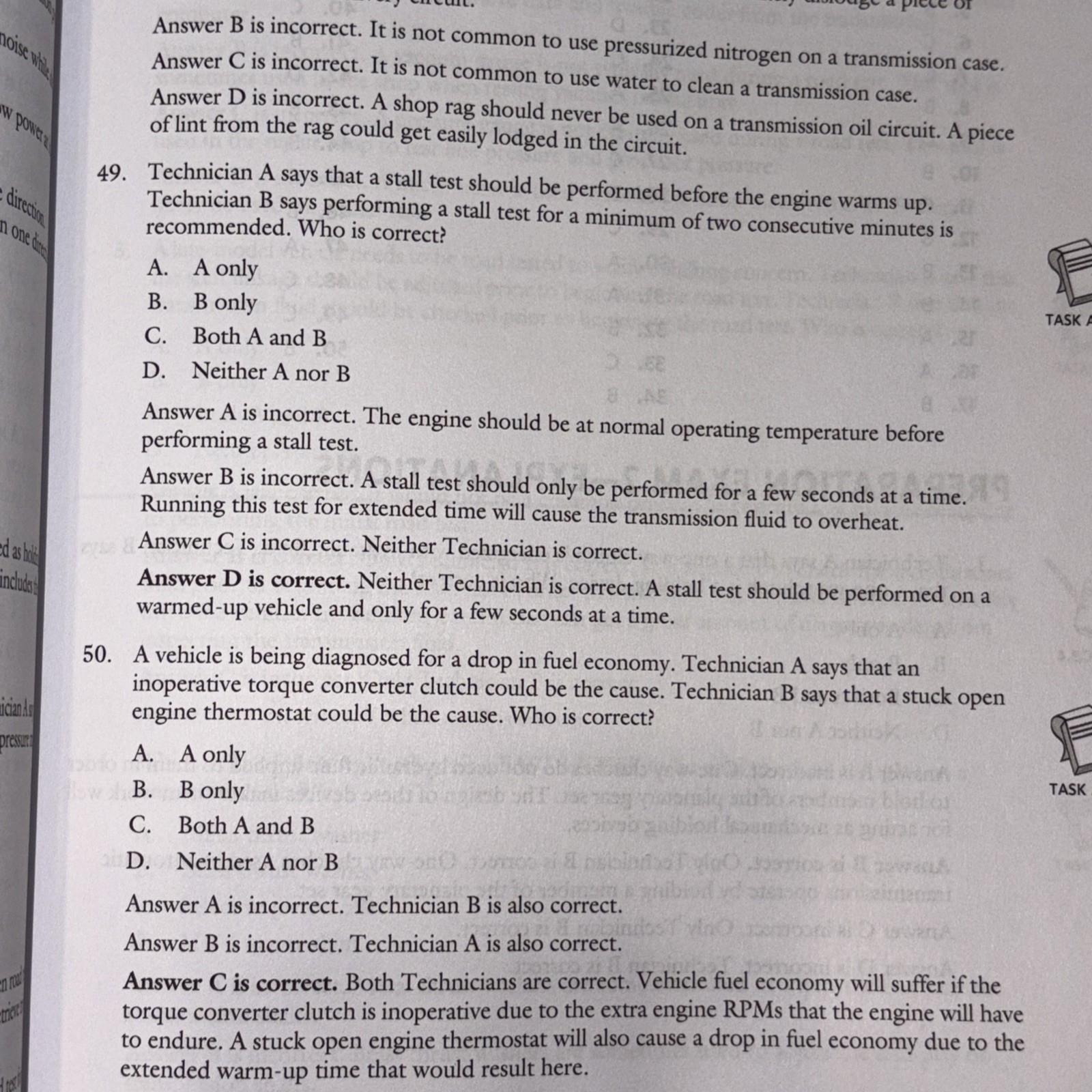 Delmar ASE Test Preparation Automatic Transmission/Transaxle Fifth Edition Book