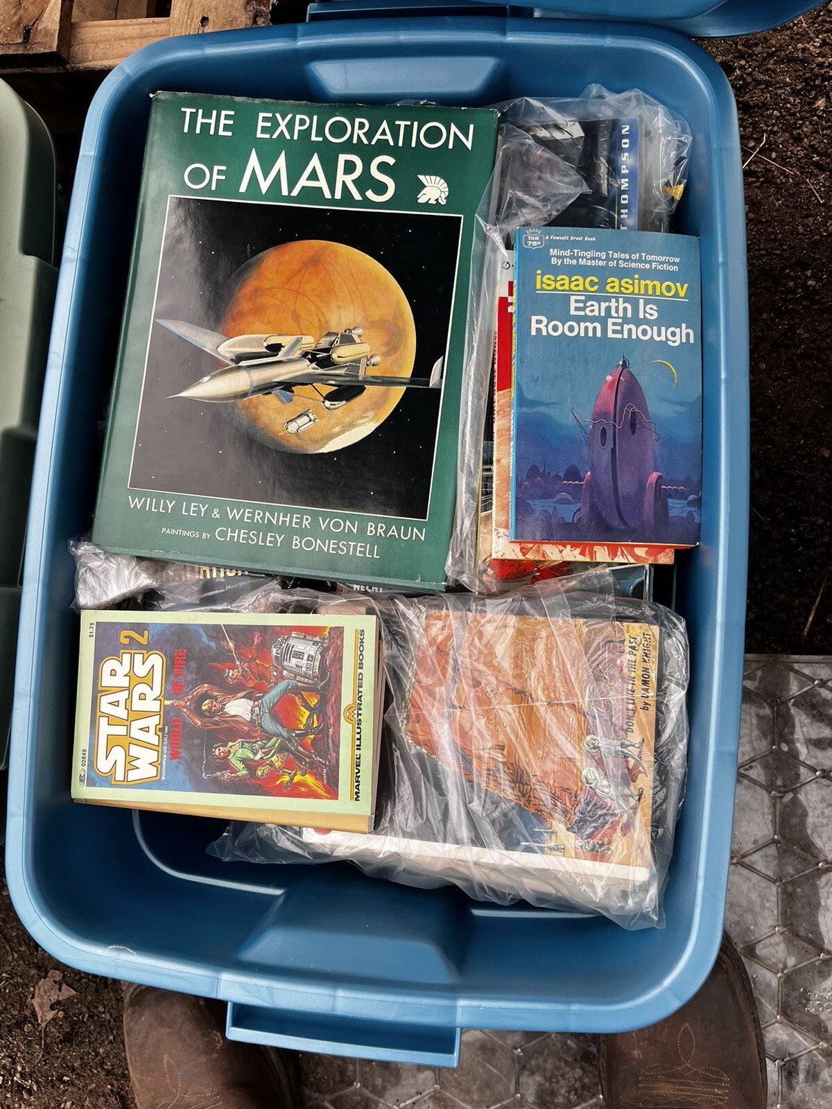 Books In Totes Box Value Not Sorted Hardback / Paperback MIX SET $25 Each Tote