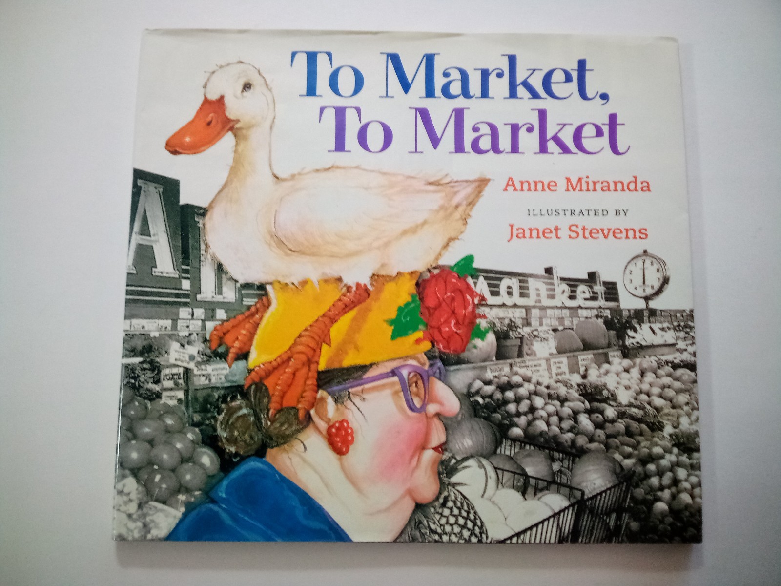 Lot 6 Janet Stevens HC Picture Books 3 SIGNED! Tops & Bottoms, To Market & more