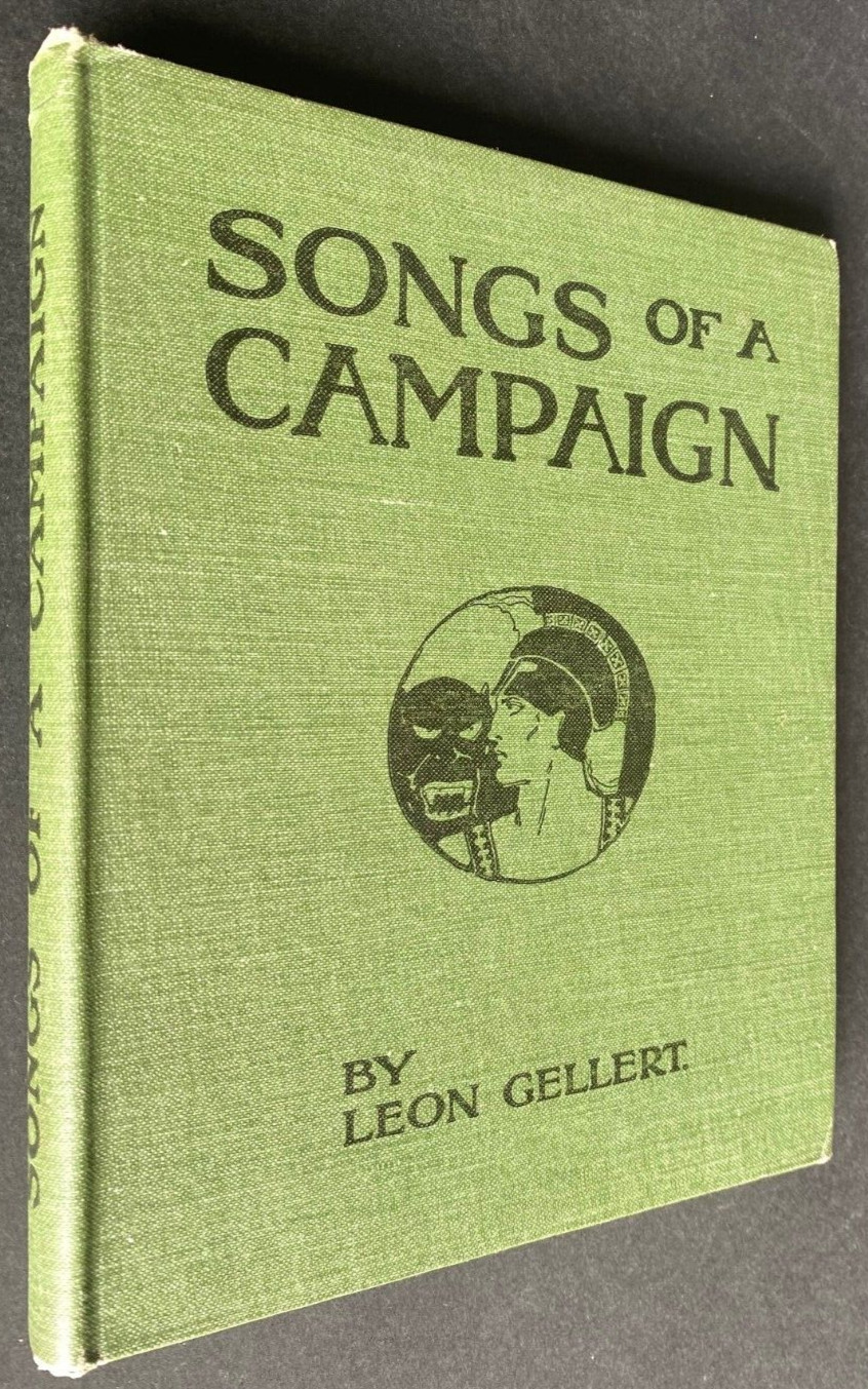1917 SONGS OF A CAMPAIGN 16 full page plates by NORMAN LINDSAY, FREE EXPRESS W/W