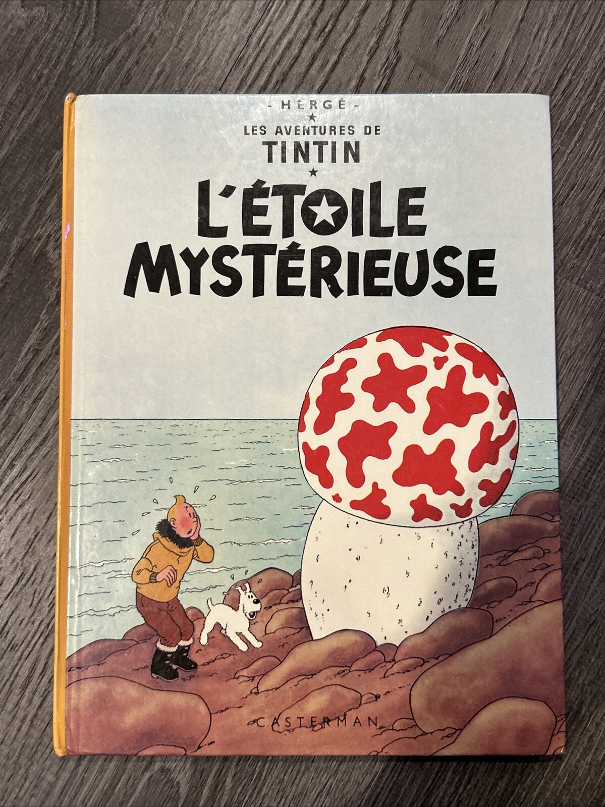 L’ Etoile Mysterieuse = The Shooting Star (Tintin) French Hardback 1974