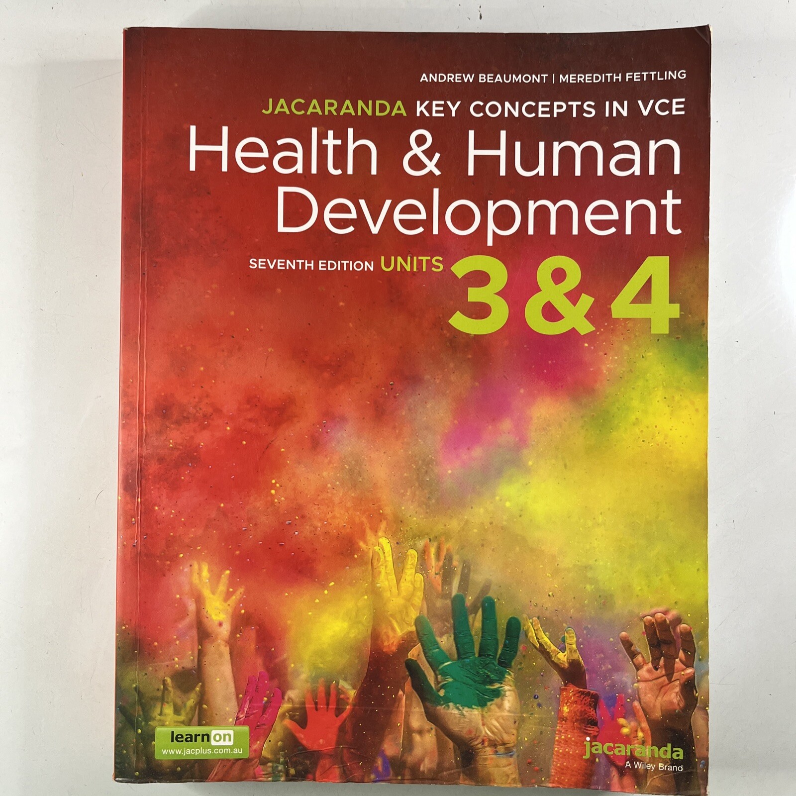 Jacaranda Health & Human Development Key Concepts in VCE Units 3 & 4 7th Edition