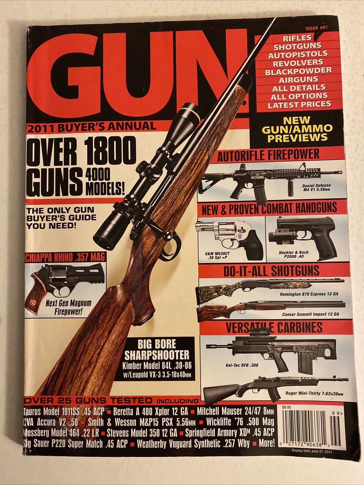 GUN BUYERS BUYER’S ANNUAL 178 PAGES FREE SHIP OVER 1800 GUNS, 4000 MODELS.