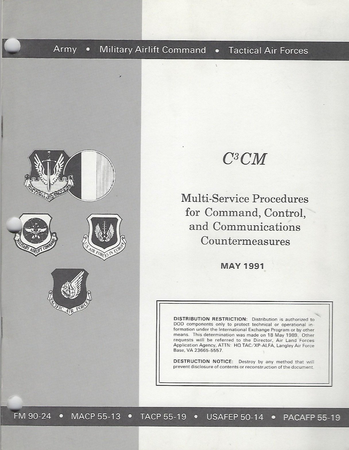 Historical book C3CM (Multi Service Countermeasures)