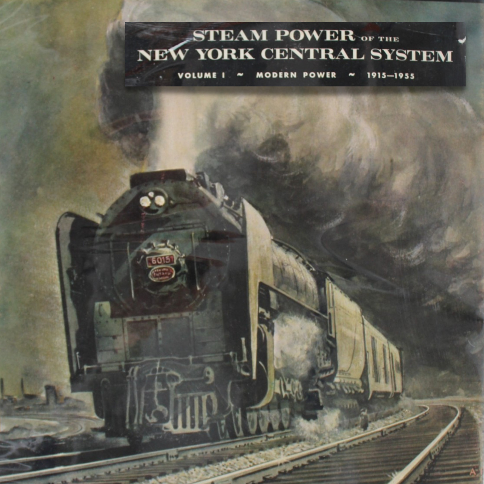 Steam Locomotives New York Central Trains Staufer 1st Ed HCDJ Railroads Hudson